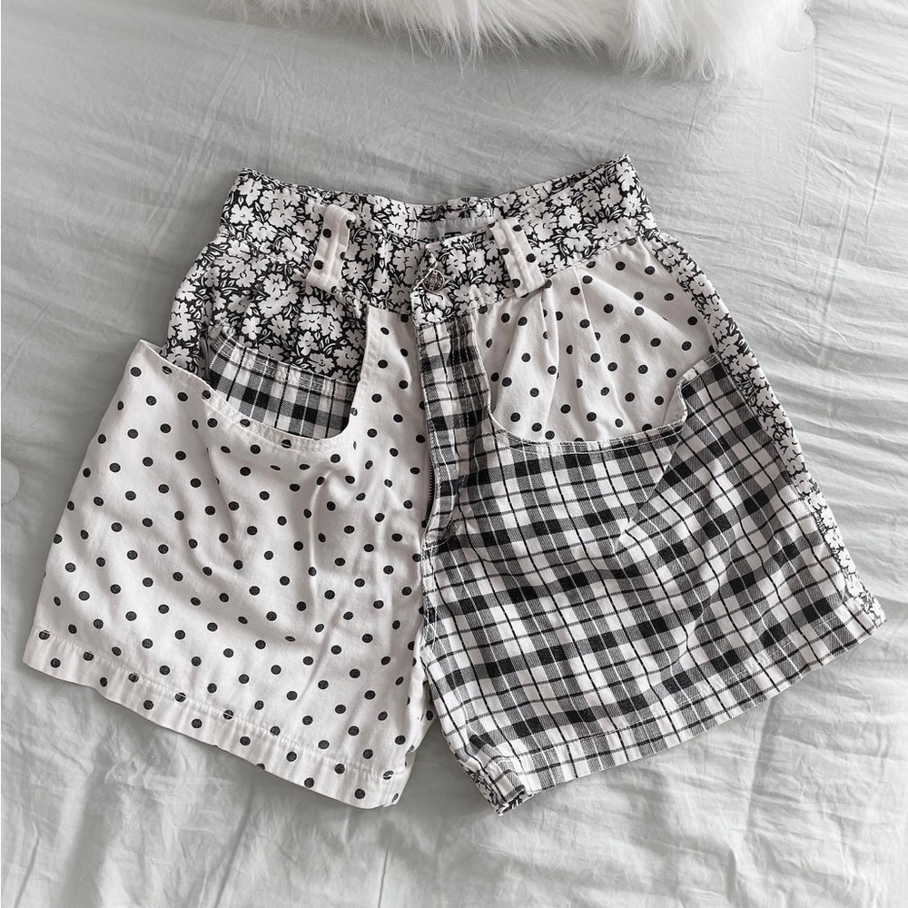 Switch Patterned High waisted Shorts